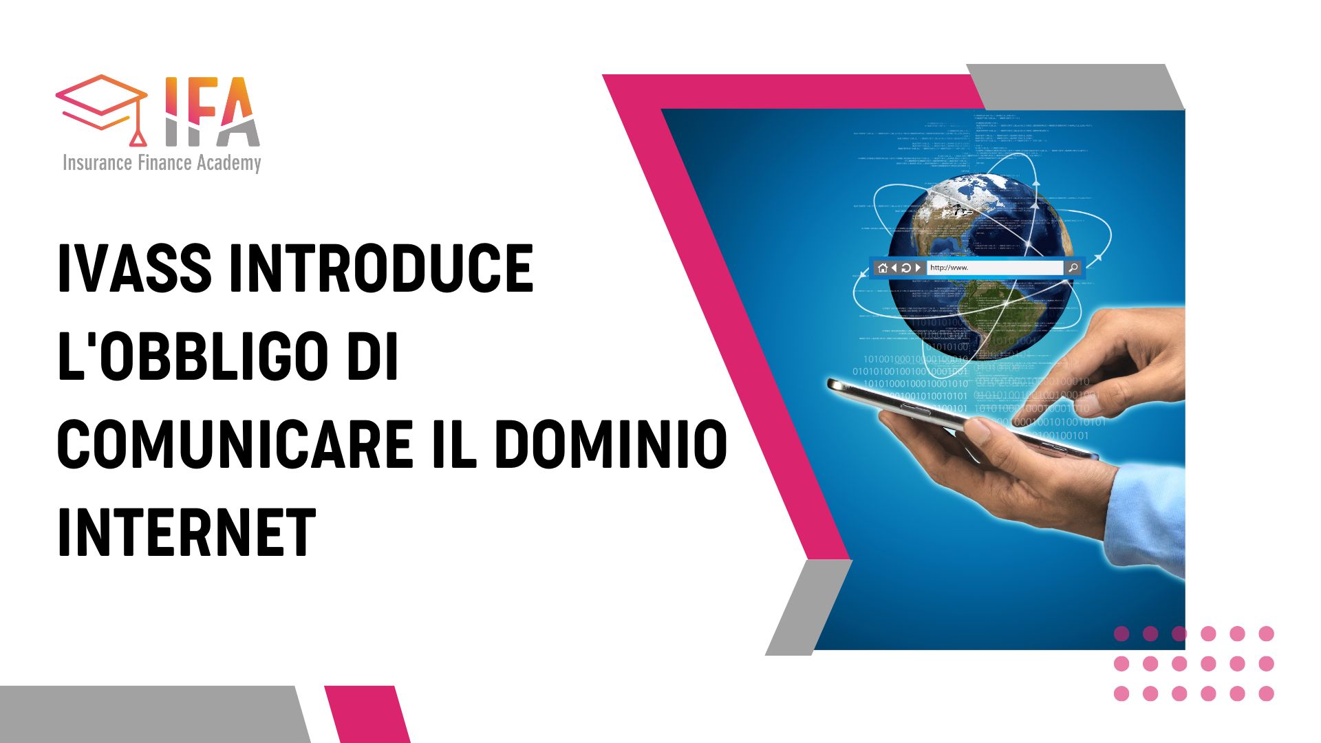 Ivass modifica il Regolamento 40/2018 in materia di domini